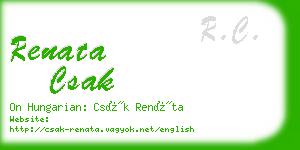 renata csak business card